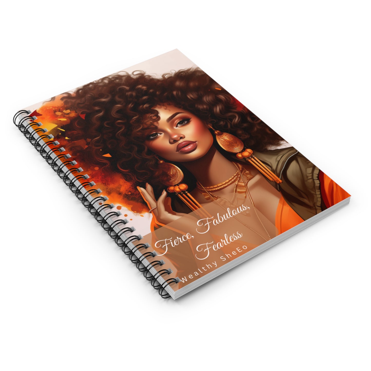 Fierce, Fabulous, Fearless - Spiral Notebook - Ruled Line