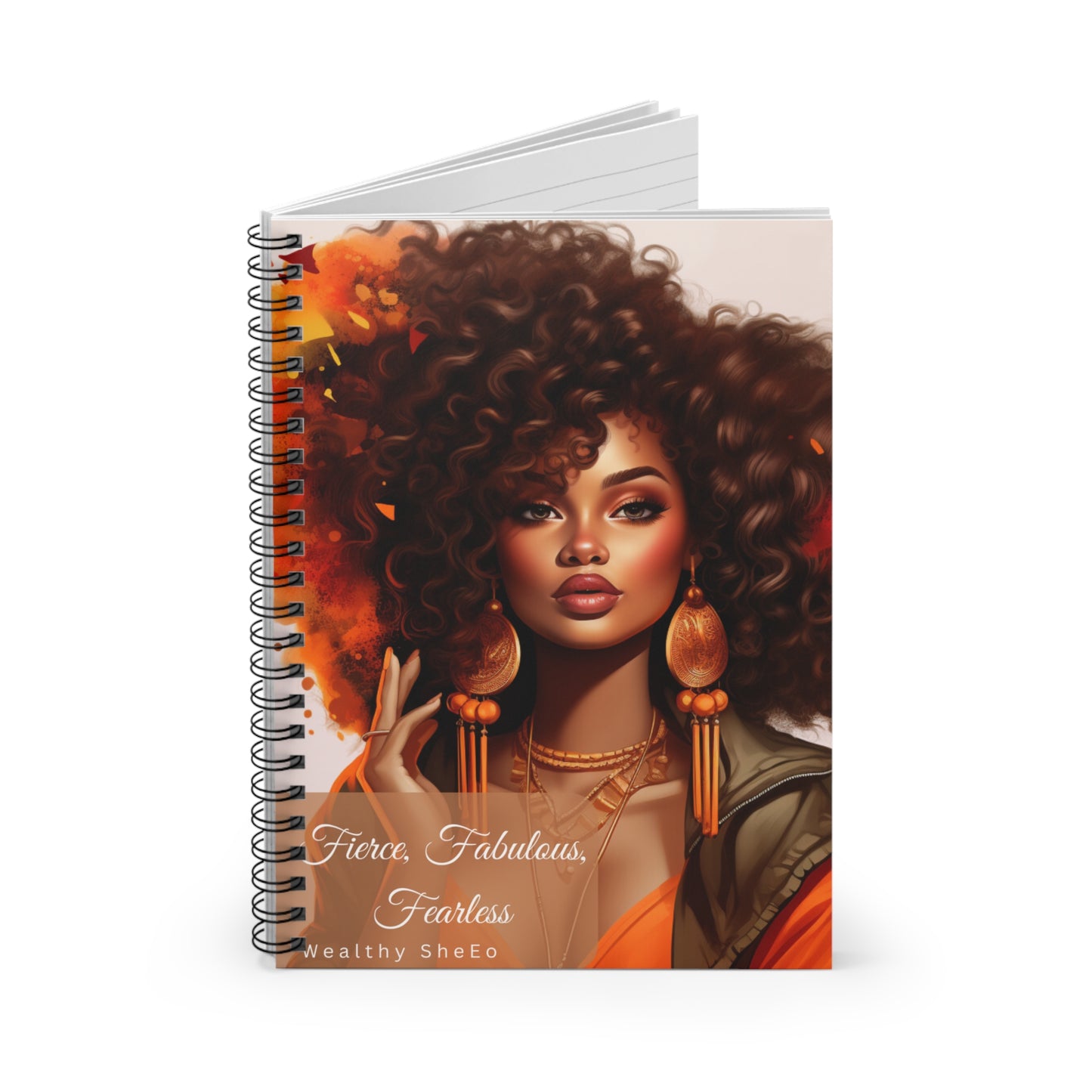 Fierce, Fabulous, Fearless - Spiral Notebook - Ruled Line