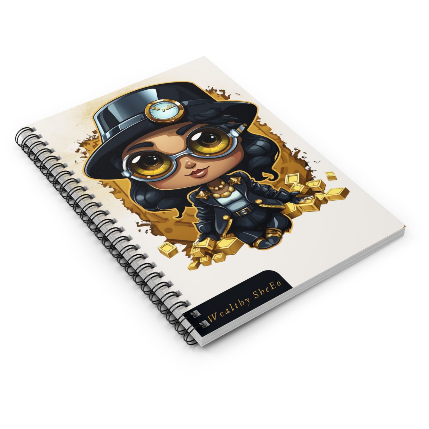 Wealthy SheEO - Spiral Notebook - Ruled Line