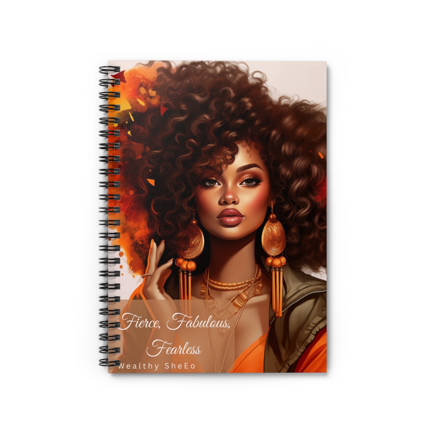 Fierce, Fabulous, Fearless - Spiral Notebook - Ruled Line