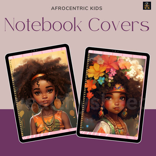 Afrocentric Kids Notebook cover