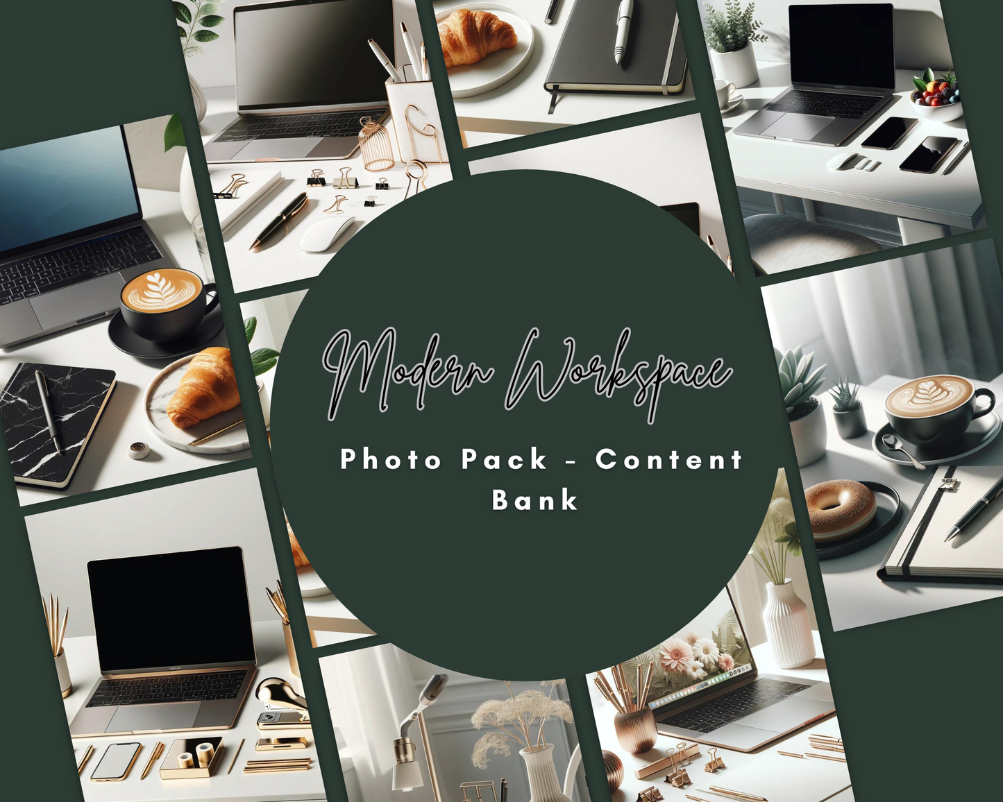 Modern Workspace Photo Pack - Content Bank