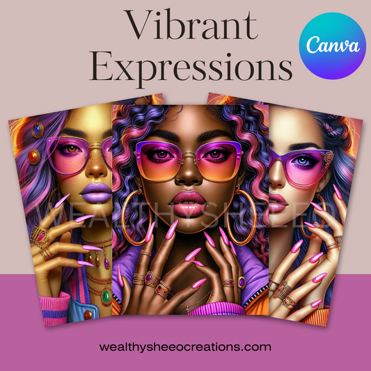 Vibrant Expressions - Digital Downloads