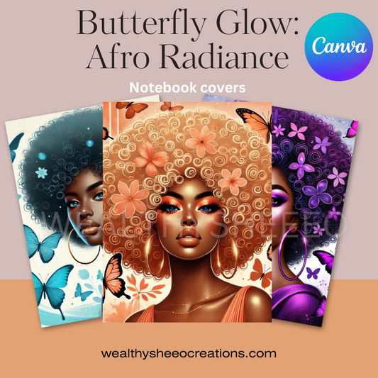 Butterfly Glow: Afro Radiance collection!